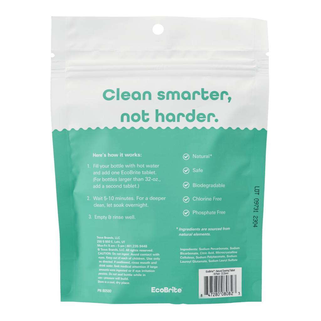 Bottle Cleaning Tablets Water Bottle X3R8B