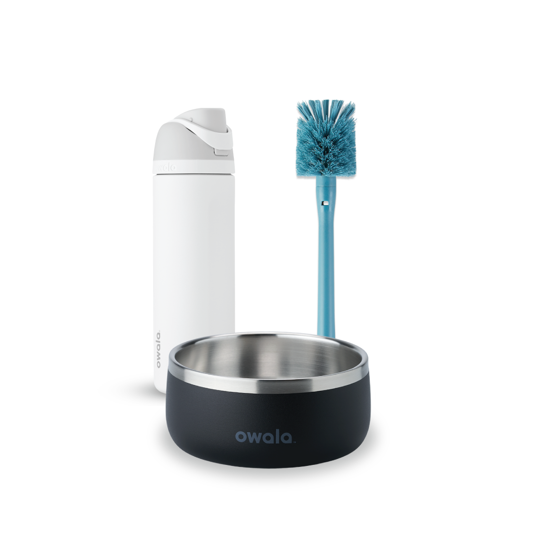 FreeSip and Pet Bowl Bundle Water Bottle 7UBVI