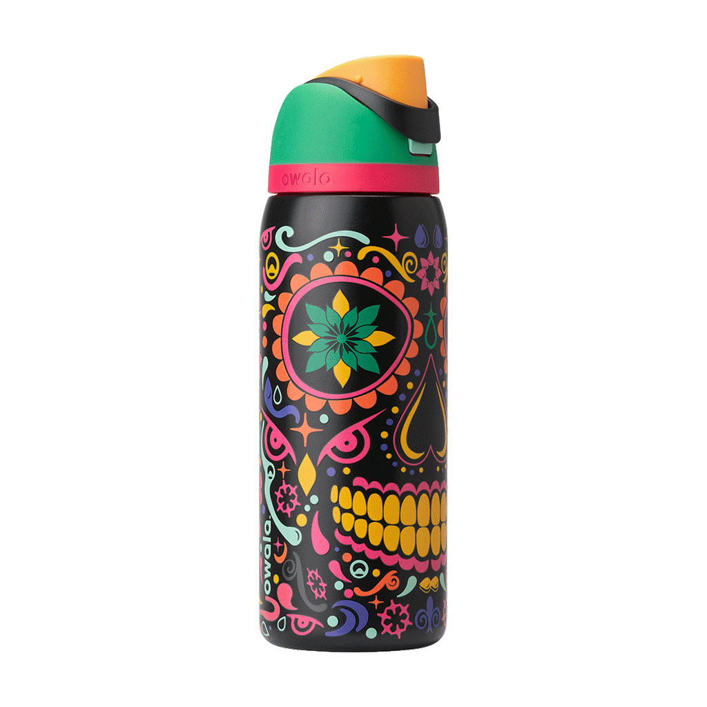Sugar Skull Water Bottle XTTPY